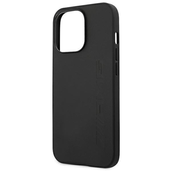 Etui AMG AMHCP14XDOLBK iPhone 14 Pro Max 6,7" czarny/black hardcase Leather Hot Stamped
