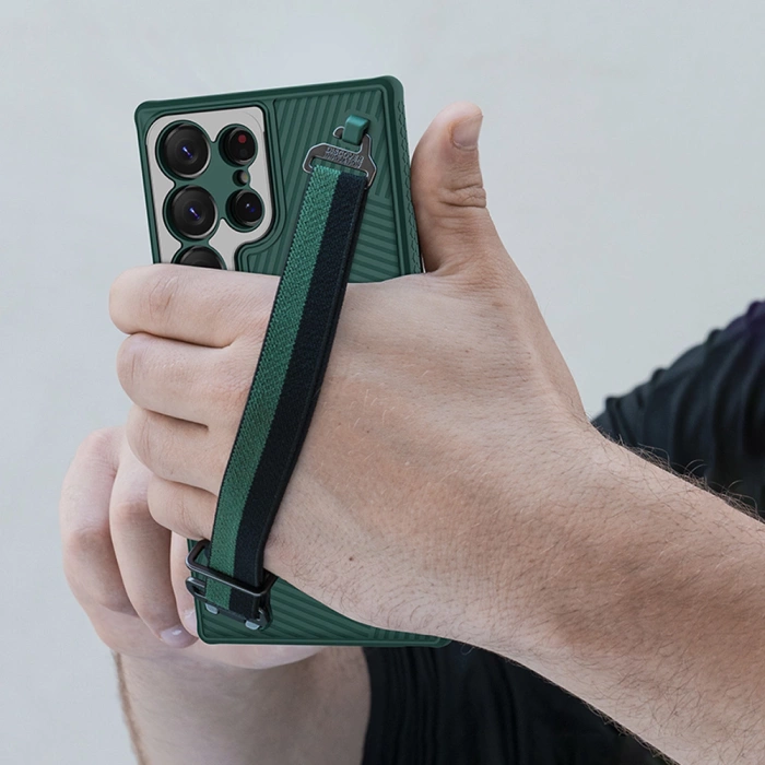 Etui Nillkin Strap do Samsung Galaxy S23 Ultra (zielone)