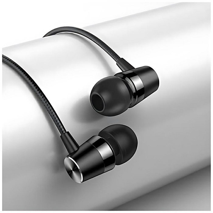 Słuchawki USAMS Jack 3,5 mm EP-42 Set 30szt. Czarny