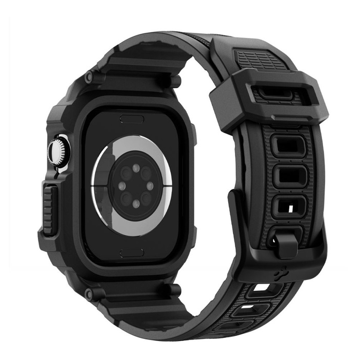 ETUI SPIGEN APPLE WATCH 10 / 11 (42 MM) RUGGED ARMOR ”PRO” V2 MATTE BLACK