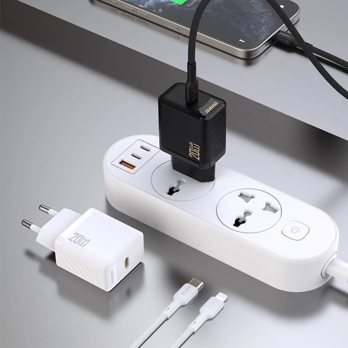 Ładowarka Dudao A26 PD20W GaN USB-C - czarna