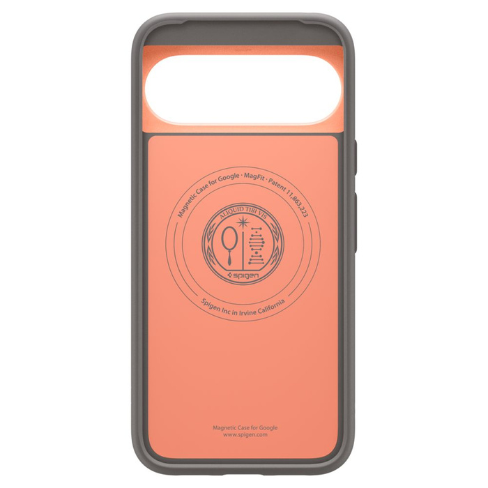 ETUI SPIGEN GOOGLE PIXEL 10 / 10 PRO NANO POP MAG MAGSAFE PAPAYA GREY