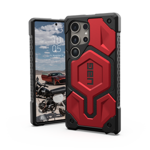 Etui UAG Monarch Pro - obudowa ochronna do Samsung Galaxy S24 Ultra 5G z wbudowanym modułem magnetycznym (crimson) Case
