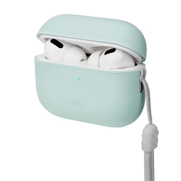 UNIQ etui Lino AirPods Pro 2 gen Silicone miętowy/mint green