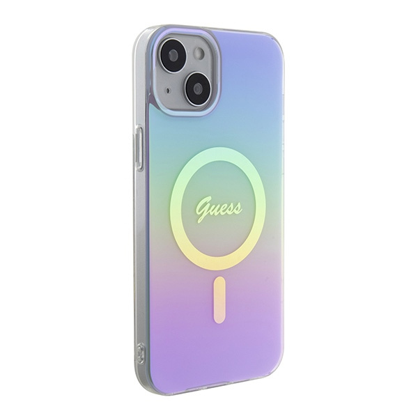 Etui Guess GUHMP15MHITSU iPhone 15 Plus 6.7" fioletowy/purple hardcase IML Iridescent MagSafe Case