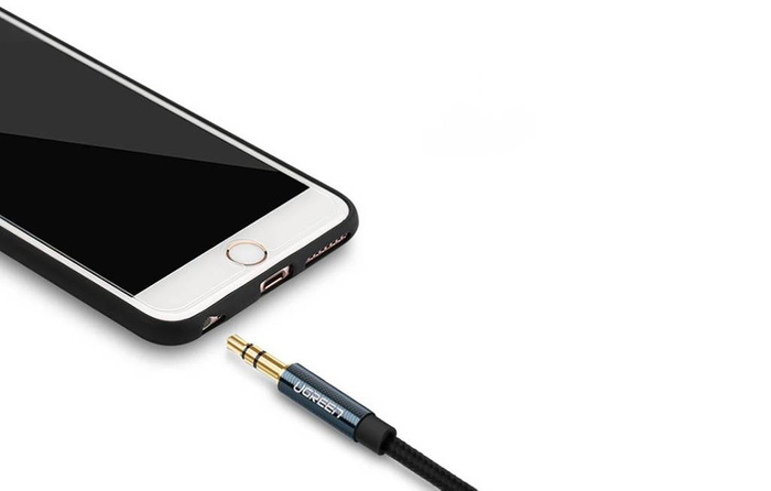 Kabel AUX UGREEN Mini Jack 3,5mm 1,5m Niebieski 10686