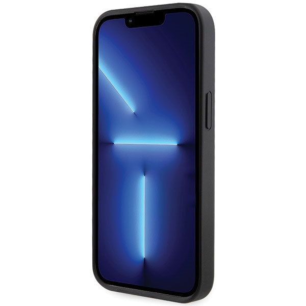 Etui Guess GUHCP14SHDGTPK iPhone 14 6.1" czarny/black hardcase Rhinestone Triangle Case