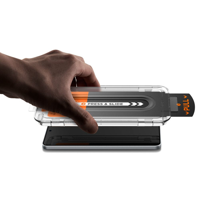 SZKŁO HARTOWANE SPIGEN SAMSUNG GALAXY S25 EDGE GLAS.TR ”EZ FIT PRO” CLEAR