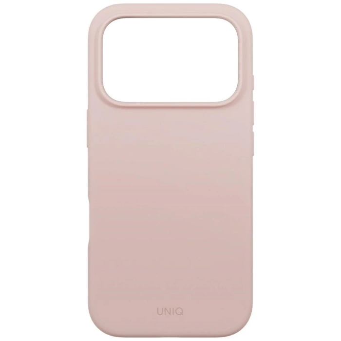 Etui UNIQ Lino do iPhone 17 Pro Magclick Charging różowy