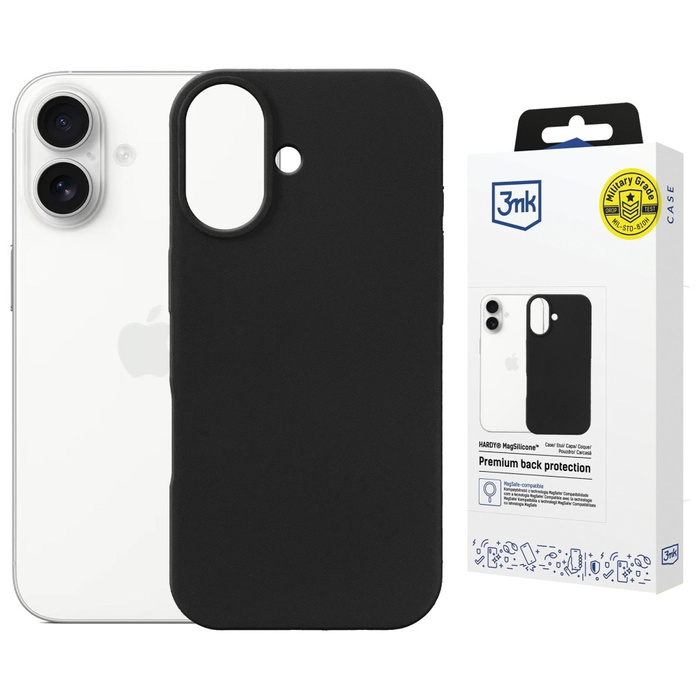 Etui 3MK iPhone 17 Hardy MagSilicone grafitowy