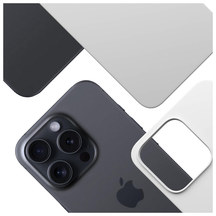 Etui 3MK Hardy MagSilicone do Apple      iPhone 16 Pro biały