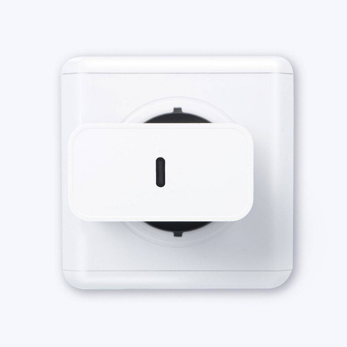 Ładowarka sieciowa do telefonu Forcell F-Energy USB C QC4.0 PD 3A 45W TFK-TC-45WPD biała