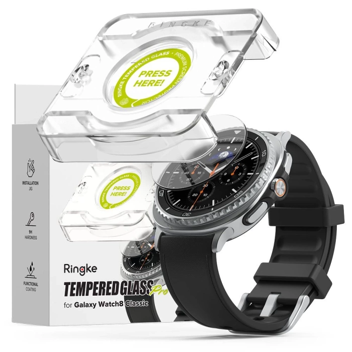 SZKŁO HARTOWANE RINGKE SAMSUNG GALAXY WATCH 8 CLASSIC 46 MM TEMPERED GLASS PRO 2 SZT. PRZEZROCZYSTE