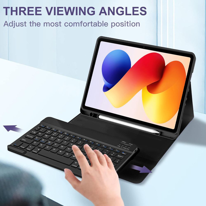 TECH-PROTECT SC PEN + KEYBOARD XIAOMI POCO PAD M1 / REDMI PAD 2 PRO 12.1 BLACK