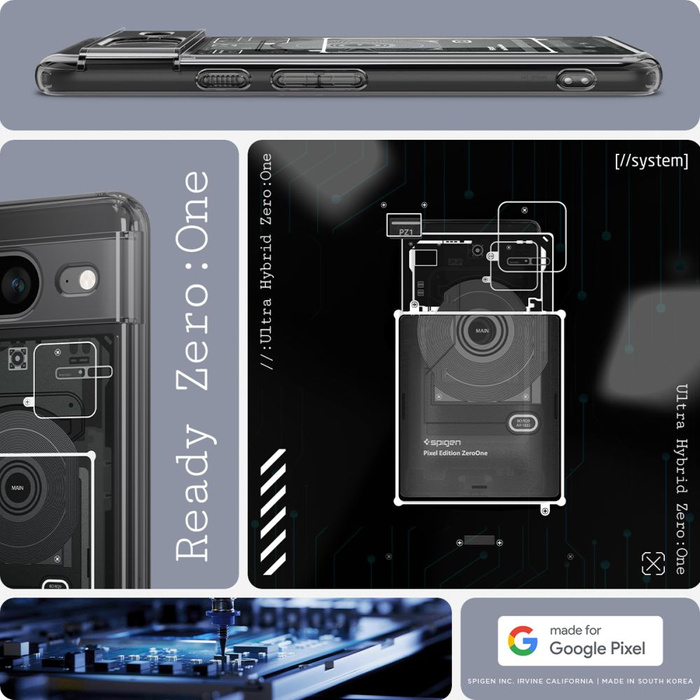 Etui Spigen Ultra Hybrid Google Pixel 8 Zero One Case