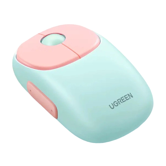Myszka bezprzewodowa UGREEN FUN+ MU102 2.4G+BT (Różowa)