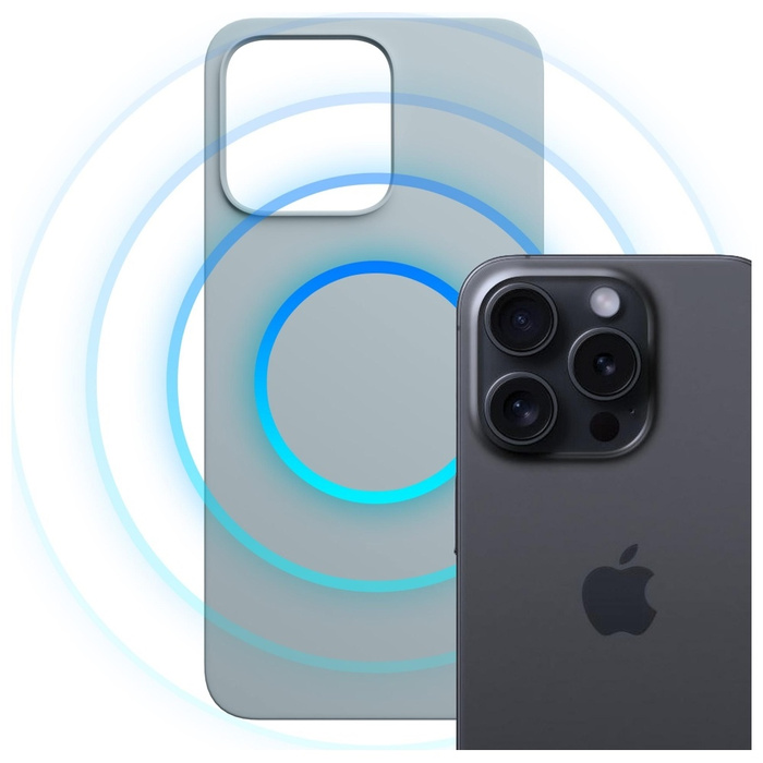 Etui 3MK Hardy MagSilicone do Apple      iPhone 13 Pro Max niebieski