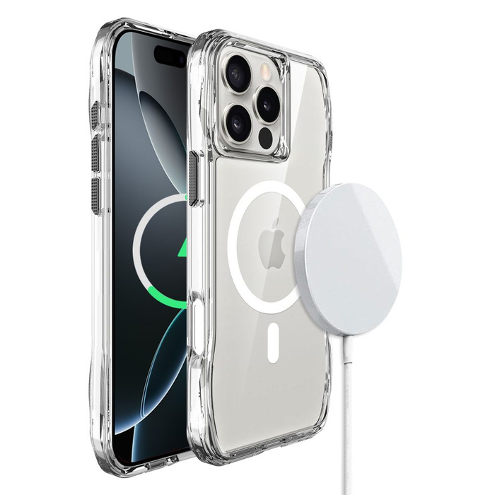 ROAR futerał SLIM DEFENDER kompatybilny z MagSafe do SAMSUNG S26 transparentny