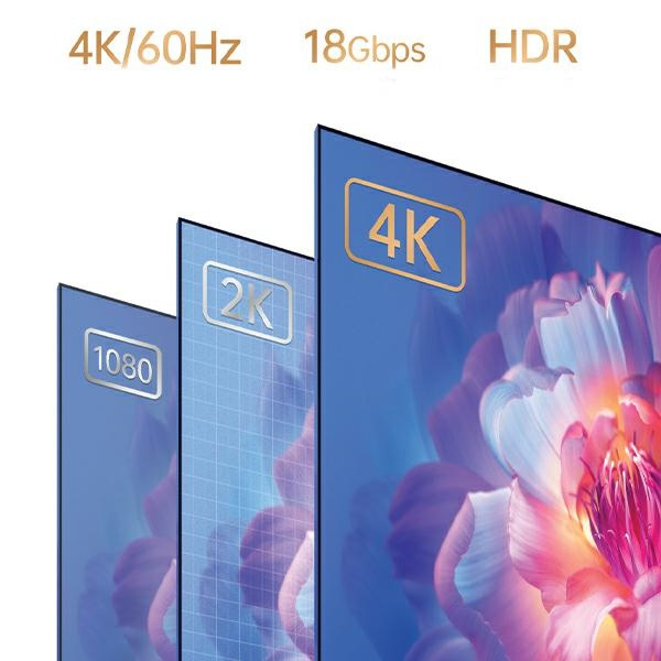 AWEI kabel CL-212T USB-C na HDMI 4K 30Hz czarny/black