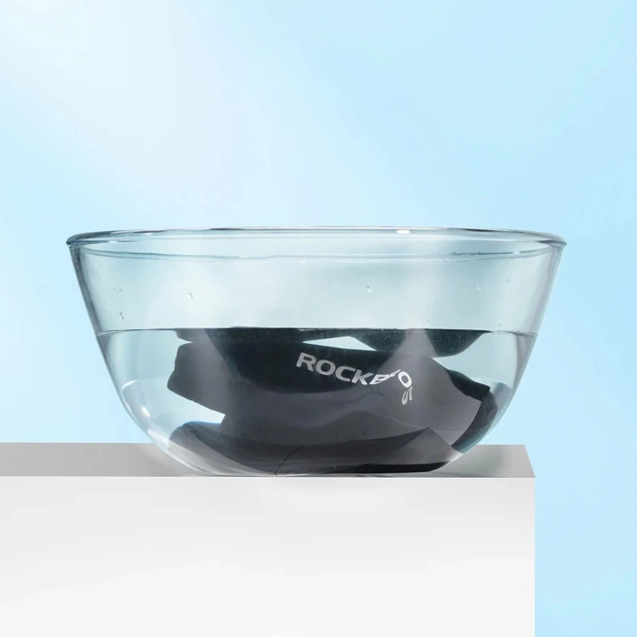 Czapka kolarska Rockbros YPP037 z wycięciami na okulary - czarna