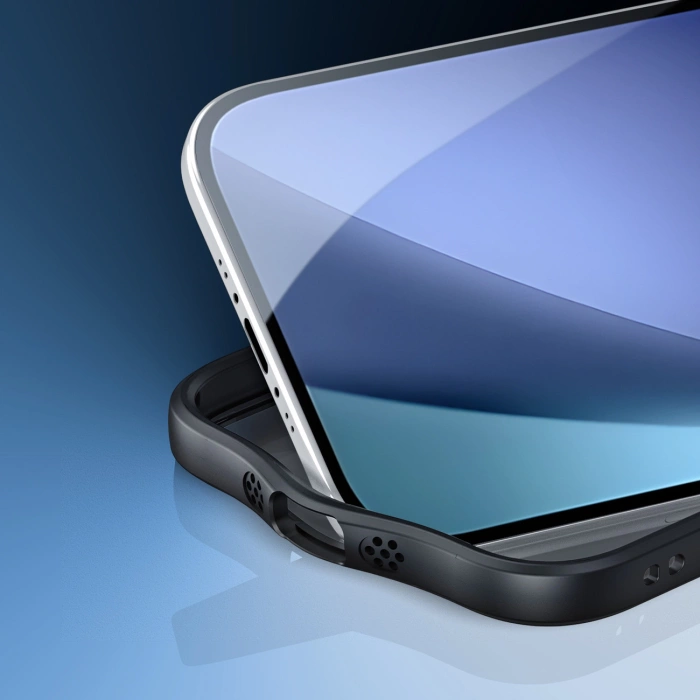 Etui Dux Ducis Aimo Mag z pierścieniem magnetycznym na iPhone 17 Air – czarne