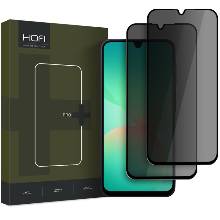 SZKŁO PRYWATYZUJĄCE HOFI ANTI SPY GLASS PRO+ 2-PACK GALAXY A16 4G / 5G PRIVACY