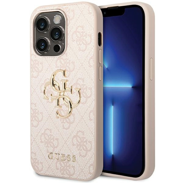 Etui Guess GUHCP15X4GMGPI iPhone 15 Pro Max 6.7" różowy/pink hardcase 4G Big Metal Logo