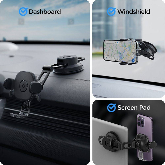 Uchwyt Spigen Uts35 Onetap Universal Dashboard Car Mount Black