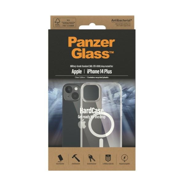 Etui PanzerGlass HardCase iPhone 14 Plus 6,7" MagSafe Antibacterial Military grade transparent 0411