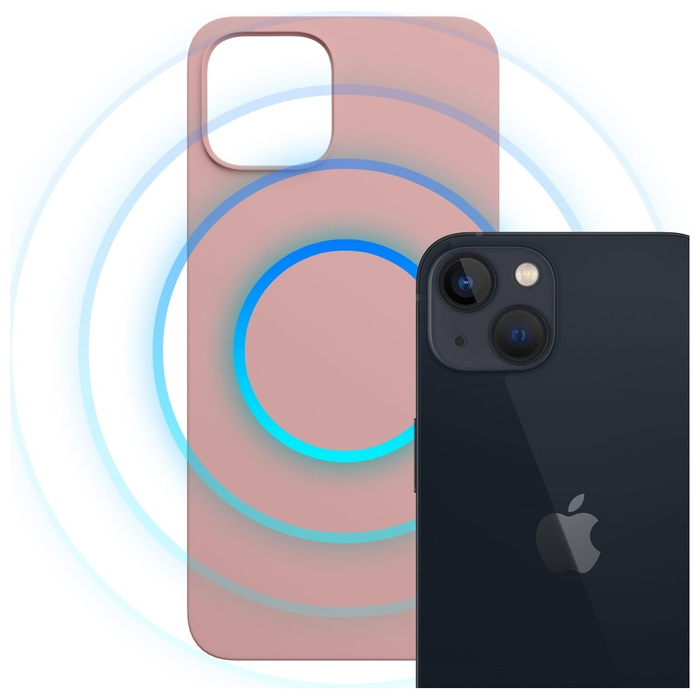 Etui 3MK Hardy MagSilicone do Apple      iPhone 15 różowy