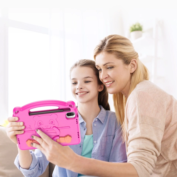 [PO ZWROCIE] Dux Ducis Panda bezpieczne dla dzieci dziecięce miękkie etui do Xiaomi Pad 5 Pro / Pad 5 różowy