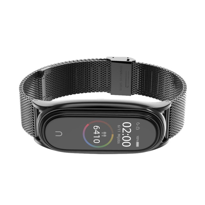 Bransoleta TECH-PROTECT Milaneseband Xiaomi Mi Band 5 Black Czarny