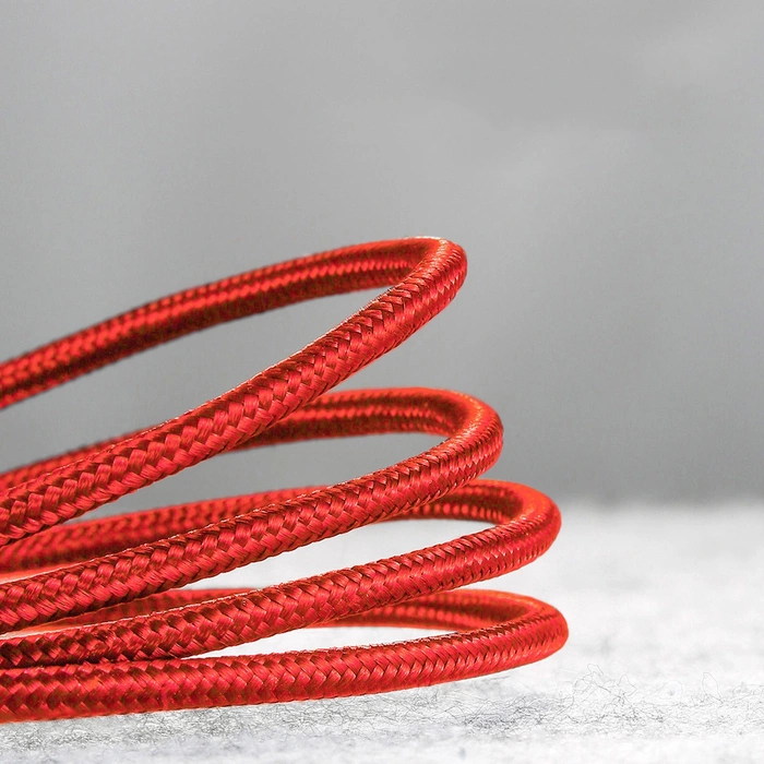 Baseus Cafule Cable wytrzymały nylonowy kabel przewód USB / USB-C QC3.0 3A 0,5M czerwony (CATKLF-A09)
