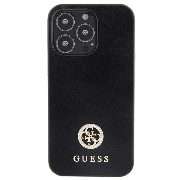 Etui Guess GUHCP13XPS4DGPK iPhone 13 Pro Max 6.7" czarny/black hardcase Strass Metal Logo Case