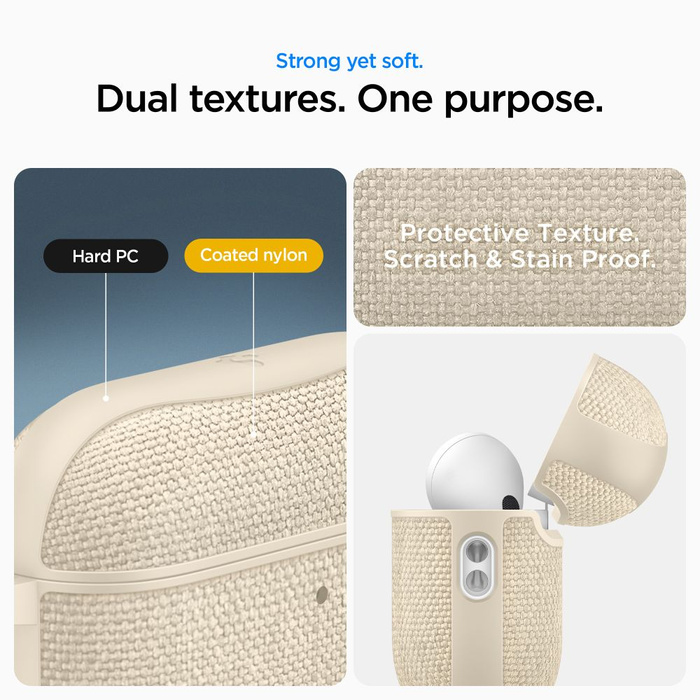 ETUI SPIGEN AIRPODS PRO 3 URBAN FIT DUNE BEIGE