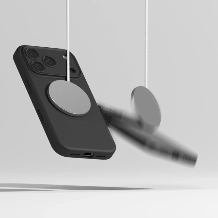 RINGKE SILICONE MAGNETIC MAGSAFE IPHONE 17 PRO MAX BLACK