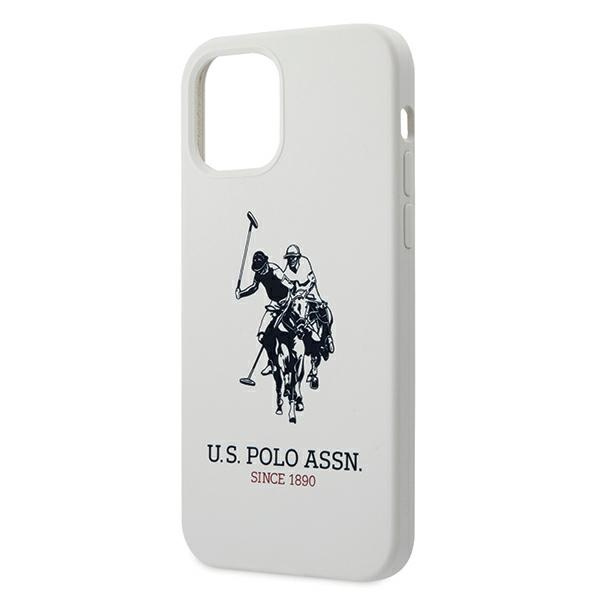 Etui US Polo Apple iPhone 12 Pro Max Silicone Collection Biały Case