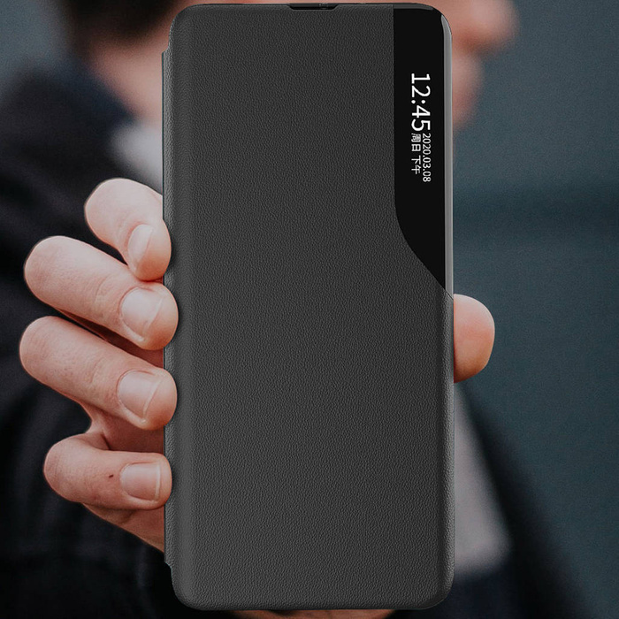 Etui Eco Leather View Case etui do Samsung Galaxy S23+ z klapką podstawka czerwone Case