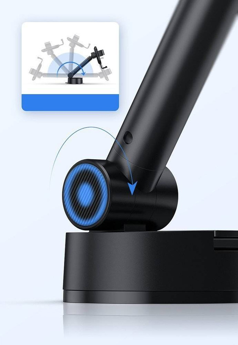 [PO ZWROCIE] Baseus teleskopowy grawitacyjny uchwyt samochodowy na szybę deskę rozdzielczą czarny (SUYL-JY01)