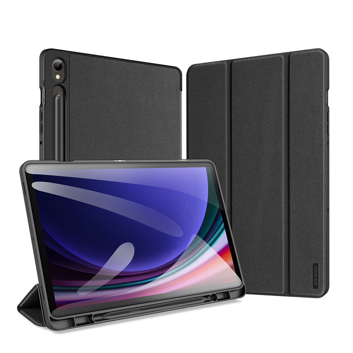Etui z miejscem na rysik Dux Ducis Toby z funkcją smart sleep na tablet Samsung Galaxy Tab A9 Plus 11'' - czarne