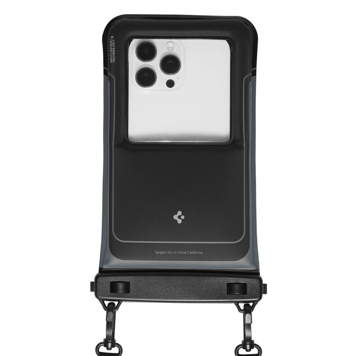 WODOODPORNE ETUI SPIGEN A611P PŁYWAJĄCE UNIWERSALNE 2-PACK MATOWE CZARNE