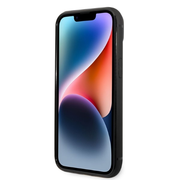 Etui KARL LAGERFELD Apple iPhone 14 Plus Signature Logo Cardslot Czarny Hardcase