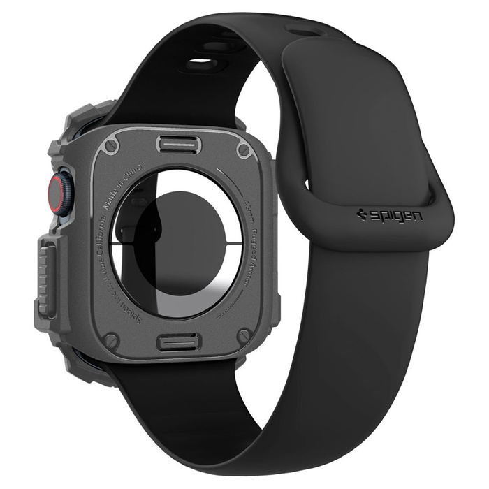 ETUI SPIGEN RUGGED ARMOR APPLE WATCH 10 (46 MM) DARK GREY