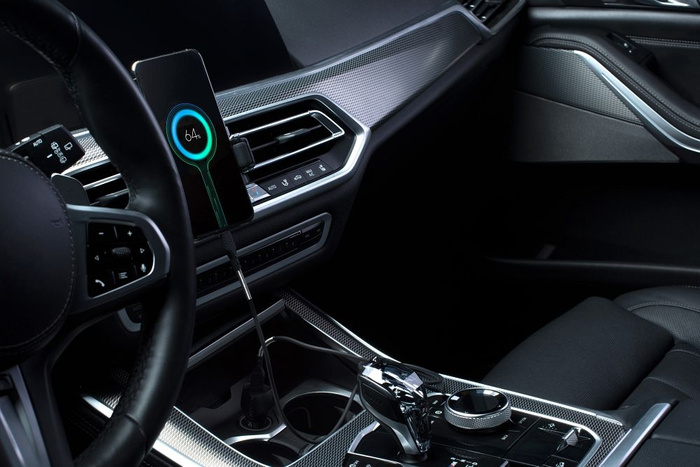 Kabel USB C do USB C Forcell F-Energy QC4.0 PD 5A 66W Carbon 1 m CB-02C czarny