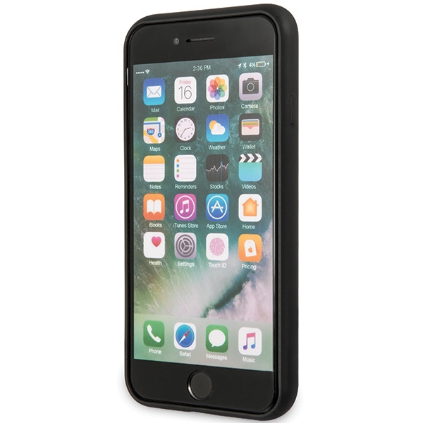 Etui Guess iPhone 7/8 / Se 2020 / Se 2022 Czarny/black Saffiano Strap Case