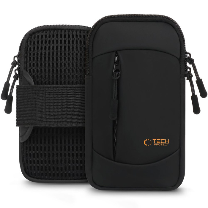 OPASKA NA RAMIĘ TECH-PROTECT M6 UNIWERSALNA SPORT ARMBAND BLACK/ORANGE