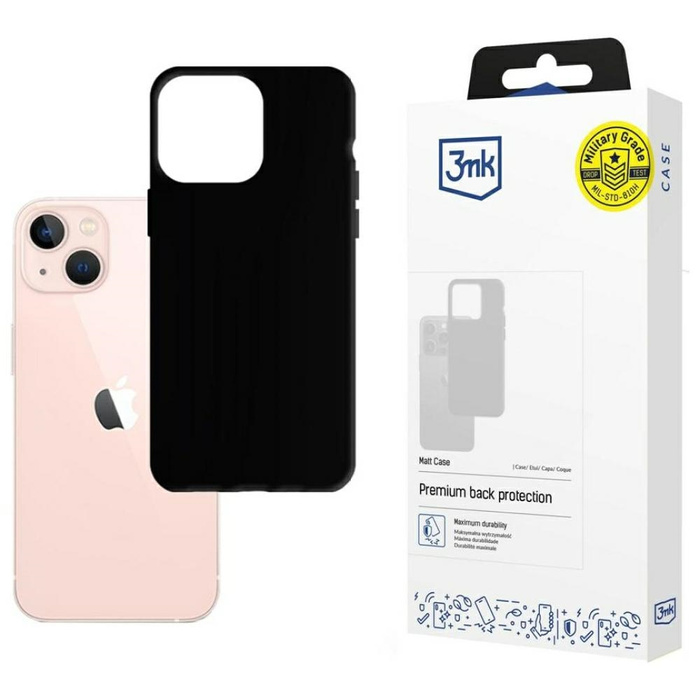 3MK Matt Case iPhone 14 Plus 6,7" czarny/ black