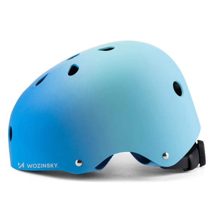 Kask rowerowy BMX/hulajnoga Wozinsky  S - gradient niebieski