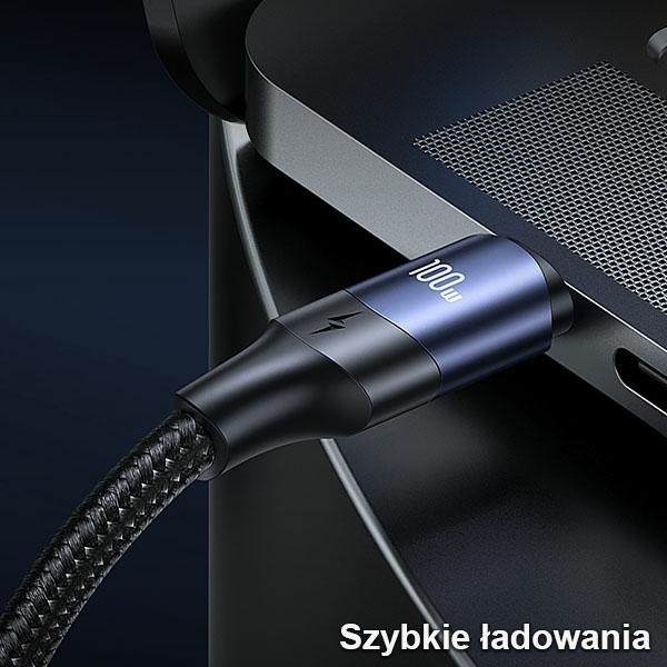 USAMS Kabel U71 3w1 1.2m 6A Fast Charge czarny/black (USB/USB-C na lightning/microUSB/USB-C) SJ511USB01 (US-SJ511)