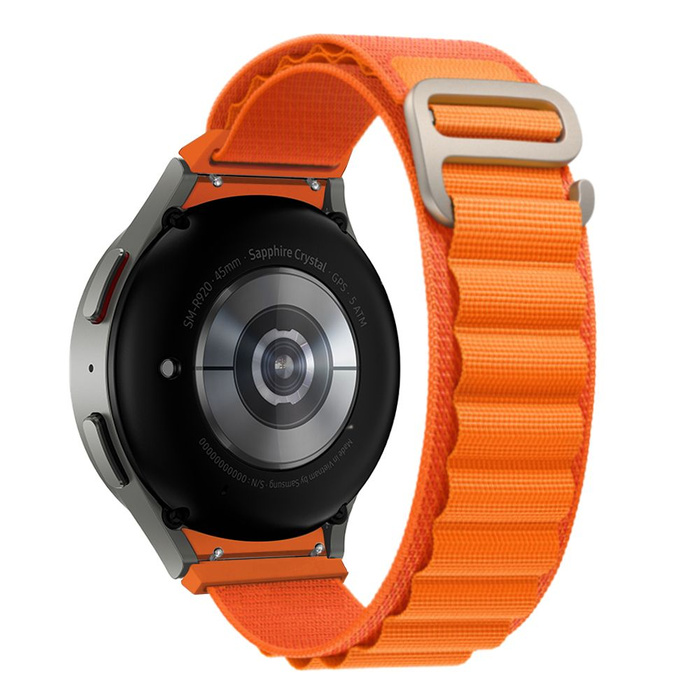 Pasek Tech-Protect Nylon Pro Samsung Galaxy Watch 4 / 5 / 5 Pro (40 / 42 / 44 / 45 / 46 Mm) Orange
